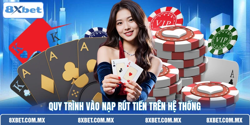 Quy trình vào nạp rút tiền trên hệ thống